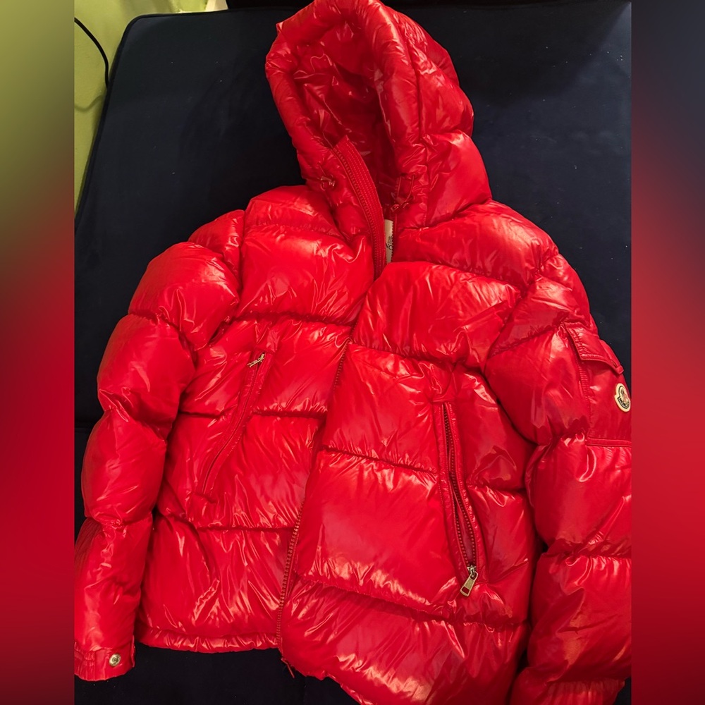 Authentic moncler puffer jacket size 4